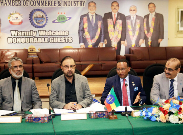 کراچی چیمبر معیشت میں ریڑھ کی ہڈی کی حیثیت رکھتا ہے،ایتھوپیئن سفیر